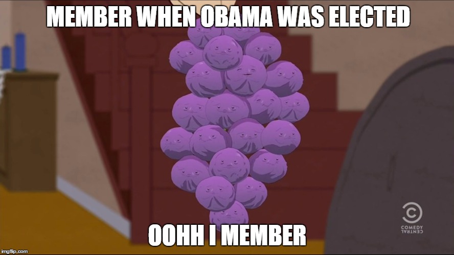 member | MEMBER WHEN OBAMA WAS ELECTED; OOHH I MEMBER | image tagged in member | made w/ Imgflip meme maker