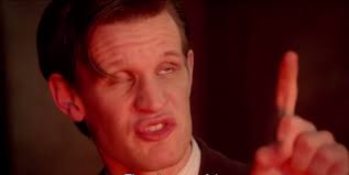 High Quality eleventh doctor listen here Blank Meme Template