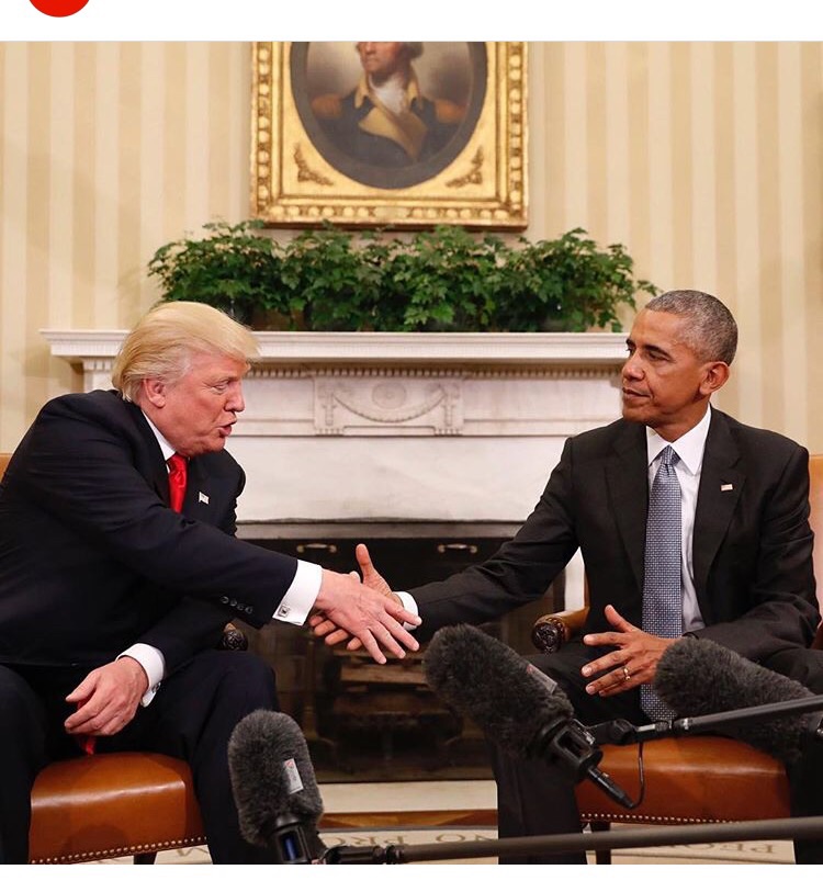 High Quality Trump and Obama Blank Meme Template