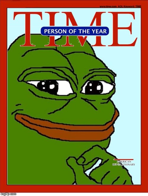 Pepe Time Person of the Year | image tagged in pepe time person of the year | made w/ Imgflip meme maker