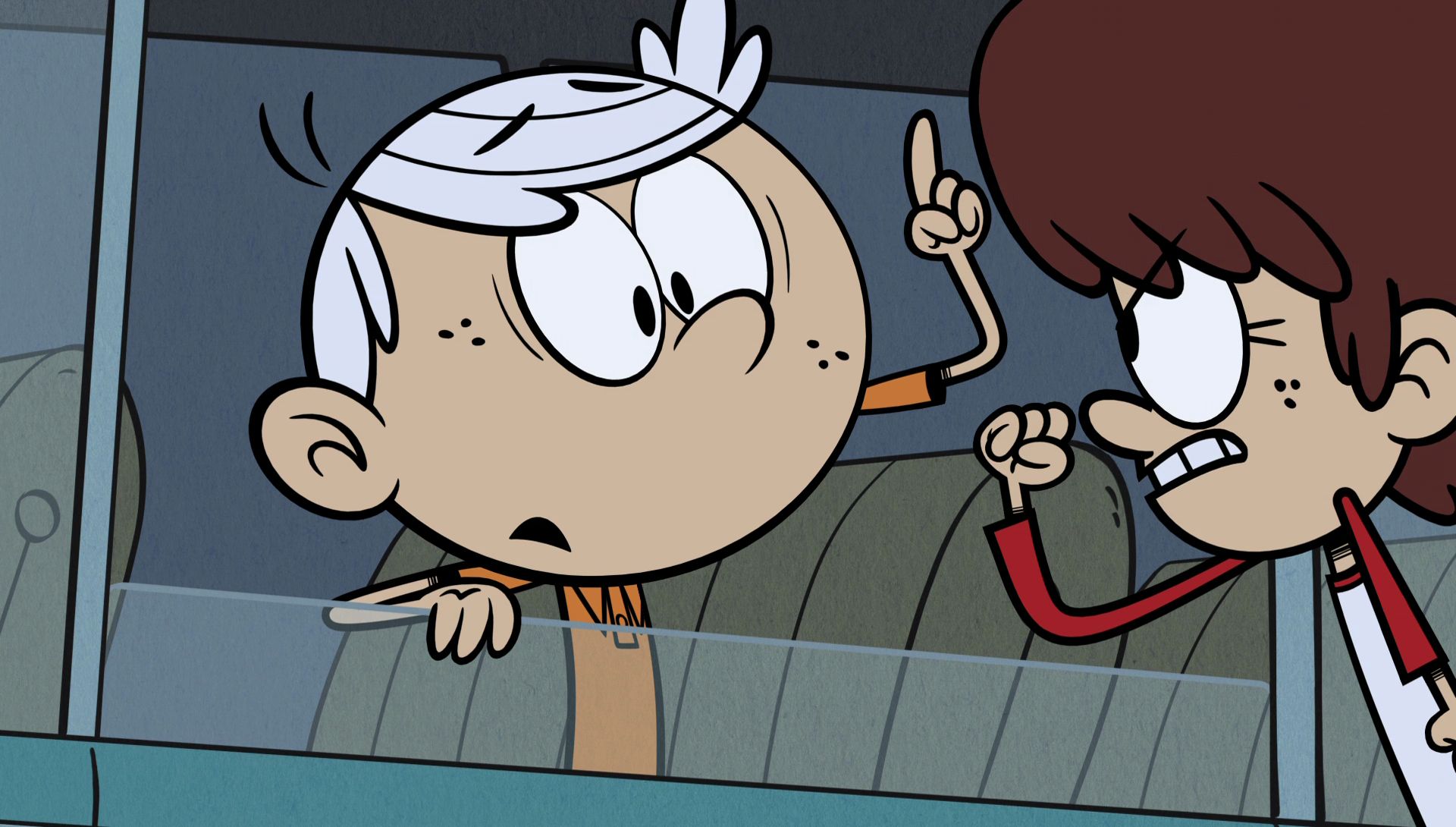 Lynn Loud mad at lincoln Template.