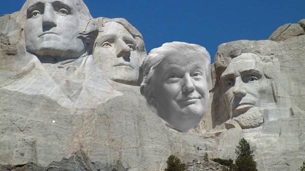 Trump-Rushmore Blank Meme Template