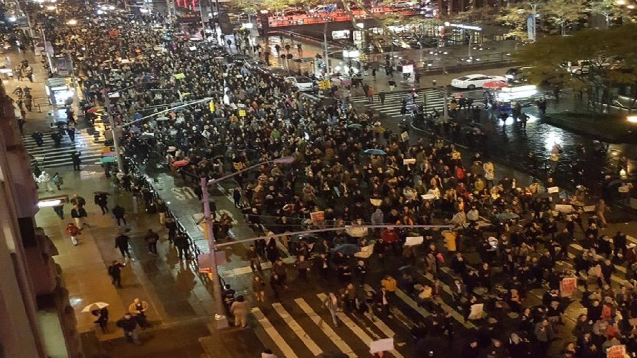 High Quality Chicago protests Blank Meme Template