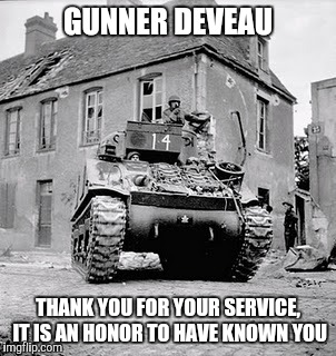 GUNNER DEVEAU; THANK YOU FOR YOUR SERVICE, IT IS AN HONOR TO HAVE KNOWN YOU | image tagged in normandy | made w/ Imgflip meme maker