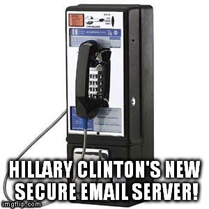 Clinton's new email server |  HILLARY CLINTON'S NEW SECURE EMAIL SERVER! | image tagged in hillary clinton,secure email server,donald trump,julian assange 2016 | made w/ Imgflip meme maker