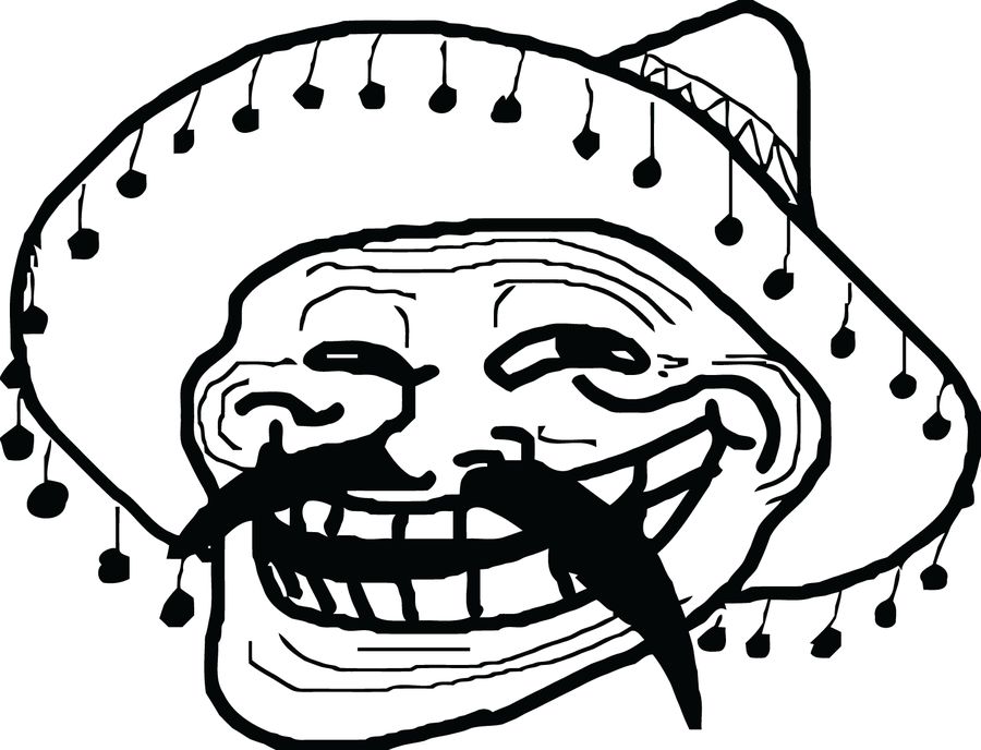 High Quality Mexican Trollface Blank Meme Template