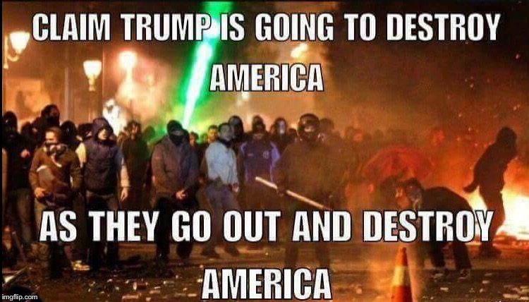 Anti-Trump riots | D | image tagged in memes,funny,so true,hillary clinton,trump riot,donald trump | made w/ Imgflip meme maker