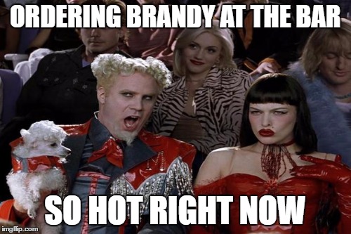 ORDERING BRANDY AT THE BAR SO HOT RIGHT NOW | made w/ Imgflip meme maker