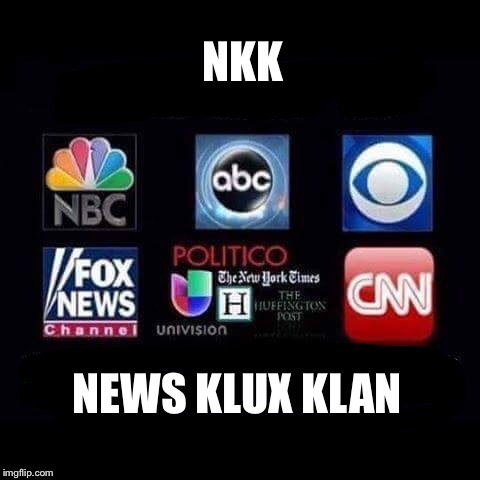 NKK | NKK; NEWS KLUX KLAN | image tagged in news,biased media,kkk,ku klux klan,criminal | made w/ Imgflip meme maker