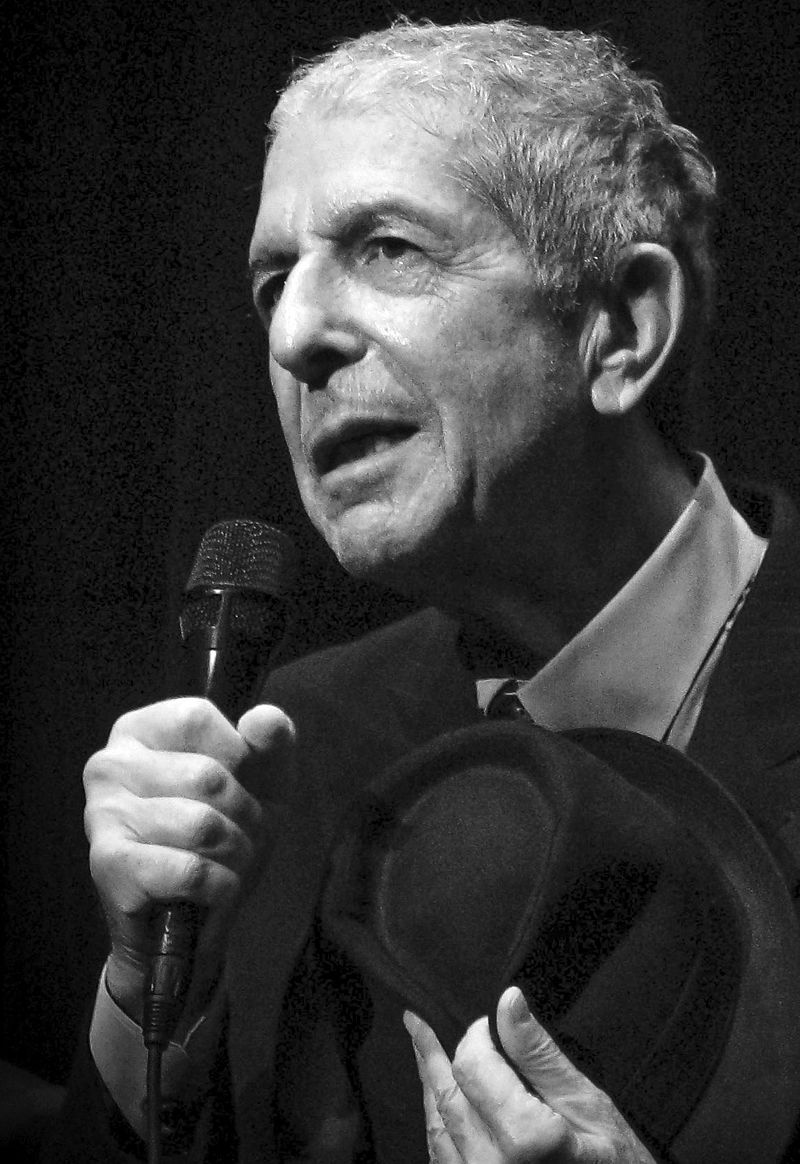 Leonard COHEN Blank Meme Template