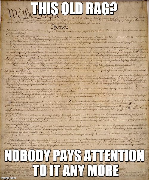 THIS OLD RAG? NOBODY PAYS ATTENTION TO IT ANY MORE | made w/ Imgflip meme maker