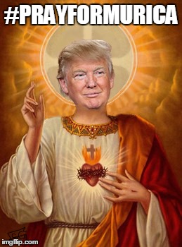Pray for America. Amen | #PRAYFORMURICA | image tagged in memes,2016 elections,america,donald trump,jesus,photoshop | made w/ Imgflip meme maker