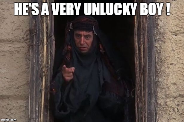 HE'S A VERY UNLUCKY BOY ! | made w/ Imgflip meme maker