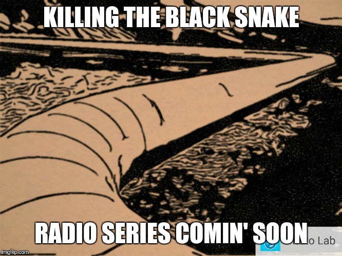 #nodapl | KILLING THE BLACK SNAKE; RADIO SERIES COMIN' SOON | image tagged in water,memes | made w/ Imgflip meme maker