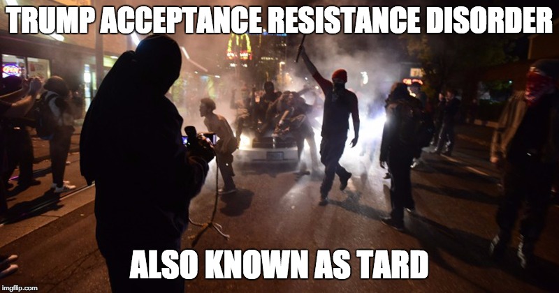 TRUMP ACCEPTANCE RESISTANCE DISORDER; ALSO KNOWN AS TARD | made w/ Imgflip meme maker