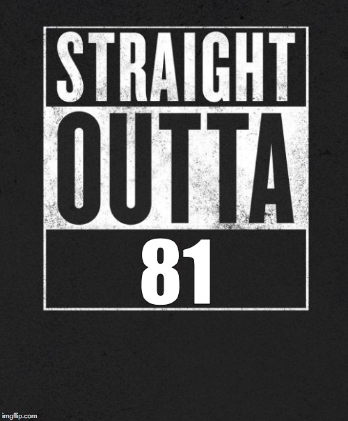 Straight Outta X blank template | 81 | image tagged in straight outta x blank template | made w/ Imgflip meme maker