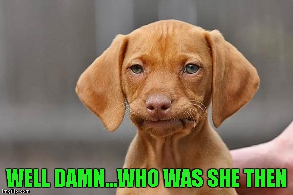 WELL DAMN...WHO WAS SHE THEN | made w/ Imgflip meme maker