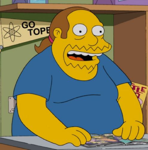 High Quality Comic book guy happy Blank Meme Template