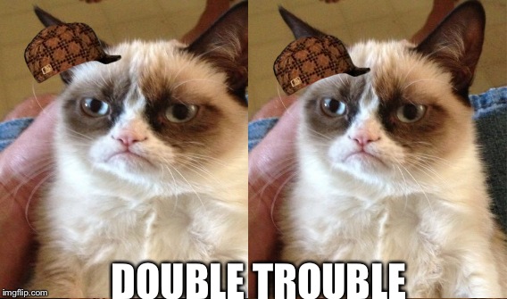 DOUBLE TROUBLE | made w/ Imgflip meme maker