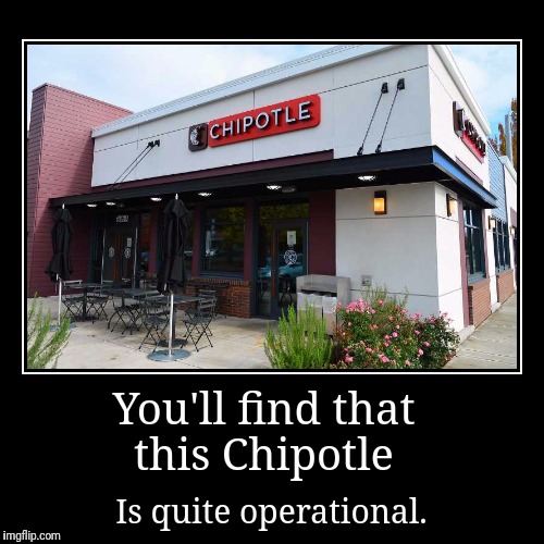 image tagged in funny,demotivationals,chipotle | made w/ Imgflip demotivational maker