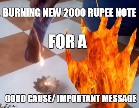 Burning New 2000 Rupee Note Full Video - - For A Good CauseLink: https://youtu.be/_3ErMKLgtt4 | image tagged in youtube | made w/ Imgflip meme maker