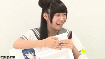 yoshiko2 | image tagged in gifs,lovelive | made w/ Imgflip video-to-gif maker