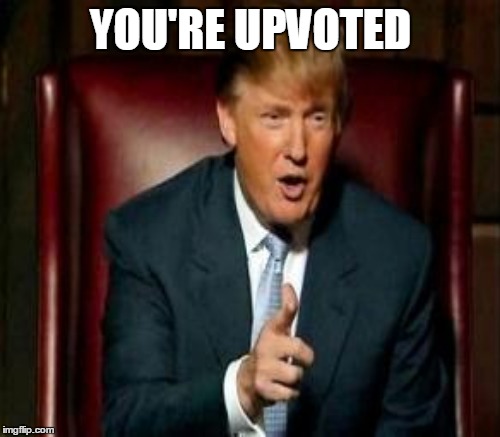YOU'RE UPVOTED | made w/ Imgflip meme maker