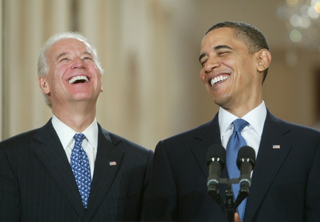 High Quality Biden Obama laugh Blank Meme Template