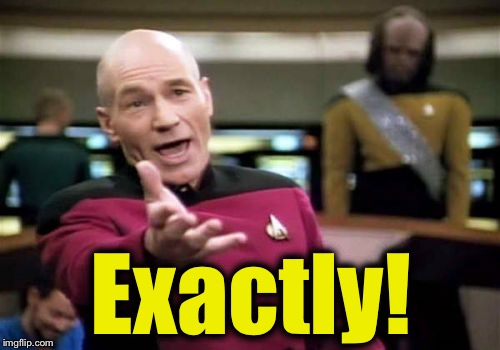 Picard Wtf Meme | Exactly! | image tagged in memes,picard wtf | made w/ Imgflip meme maker