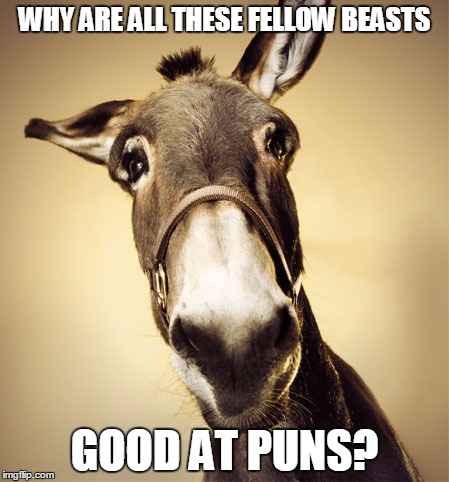 WHY ARE ALL THESE FELLOW BEASTS GOOD AT PUNS? | made w/ Imgflip meme maker