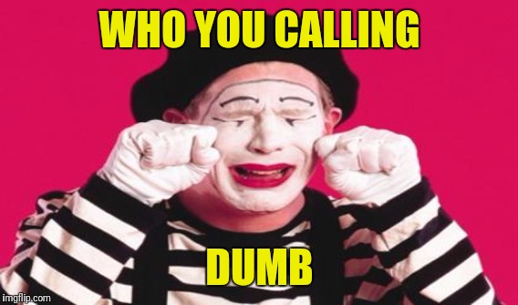 WHO YOU CALLING DUMB | made w/ Imgflip meme maker