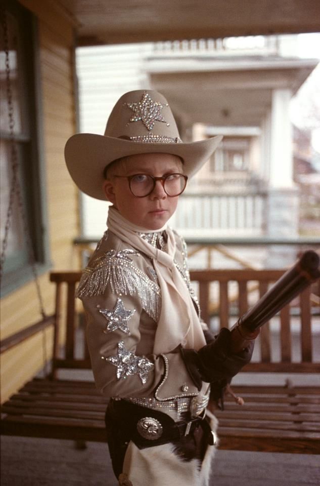 Ralphie Christmas Story Cowboy Blank Meme Template