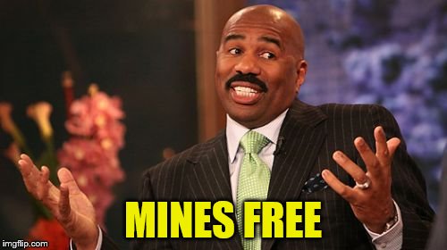 Steve Harvey Meme | MINES FREE | image tagged in memes,steve harvey | made w/ Imgflip meme maker