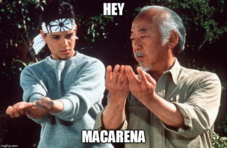 Macarena | HEY; MACARENA | image tagged in macarena | made w/ Imgflip meme maker