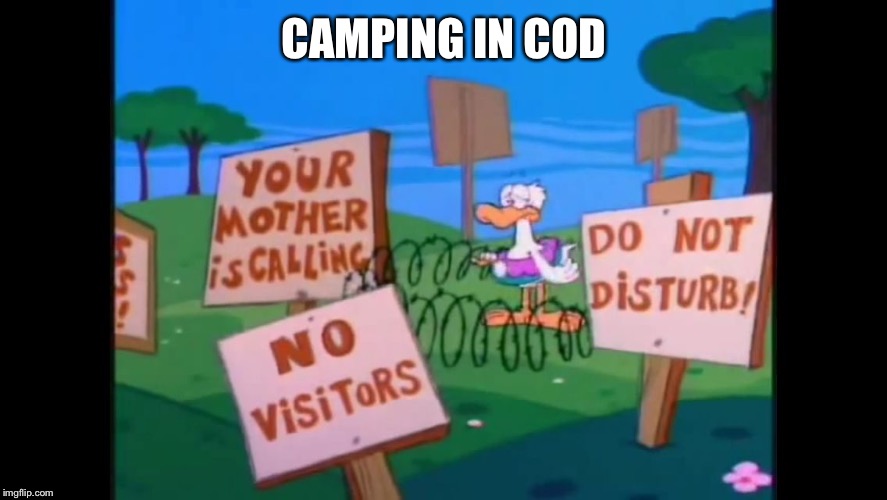 F**k camping | CAMPING IN COD | image tagged in camping wade,memes,original meme,call of duty,funny memes | made w/ Imgflip meme maker