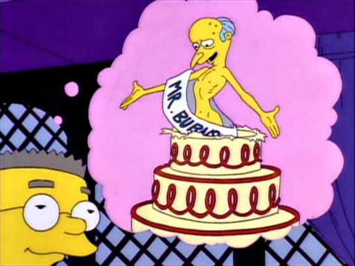 Happy birthday mr smithers Blank Meme Template