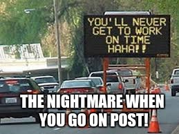THE NIGHTMARE WHEN YOU GO ON POST! | made w/ Imgflip meme maker