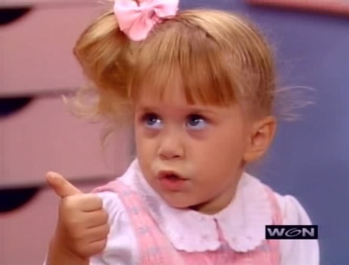 High Quality Michelle Tanner Approves Blank Meme Template