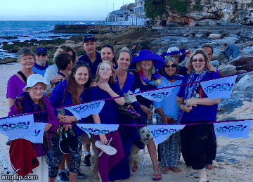WPCD Vooey's Bondi Mob Pancreatic Cancer Awareness | image tagged in gifs | made w/ Imgflip images-to-gif maker