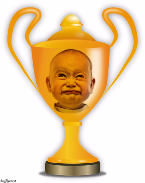 image tagged in trophy,tnt | made w/ Imgflip meme maker