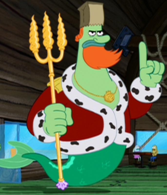 King Neptune Blank Meme Template