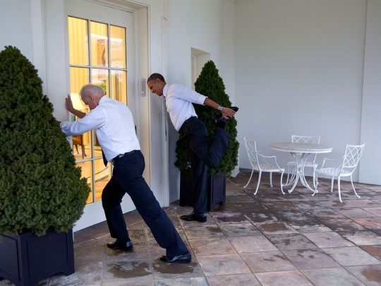 Biden Stretching Blank Meme Template