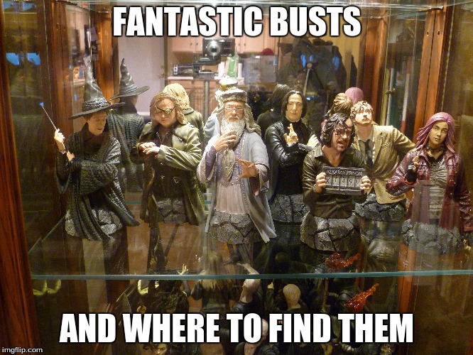 Fantastic Busts | FANTASTIC BUSTS; AND WHERE TO FIND THEM | image tagged in harrypotter,fantastic beasts and where to find them | made w/ Imgflip meme maker
