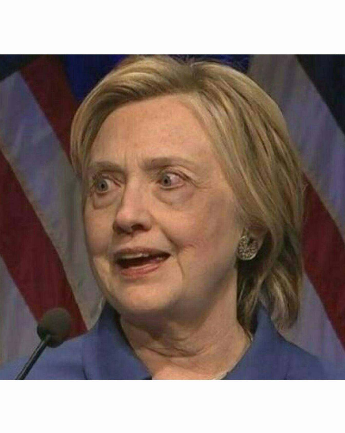 High Quality Hillary in Hell Blank Meme Template