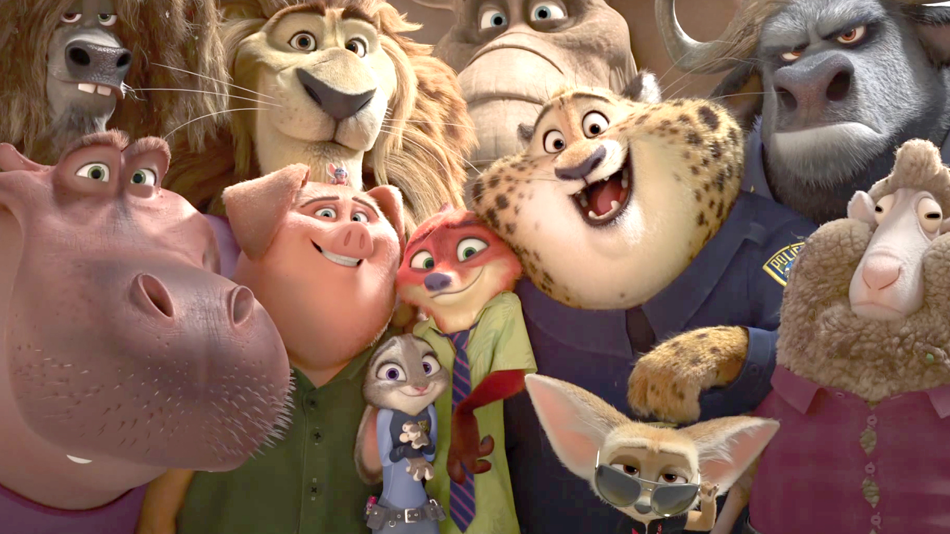 High Quality zootopia animals Blank Meme Template