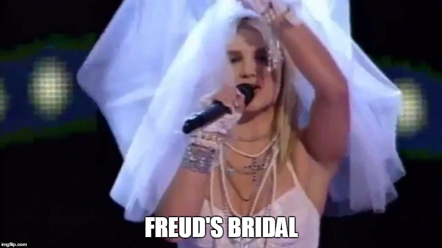 FREUD'S BRIDAL | image tagged in freud's bridal polygamist wedding | made w/ Imgflip meme maker