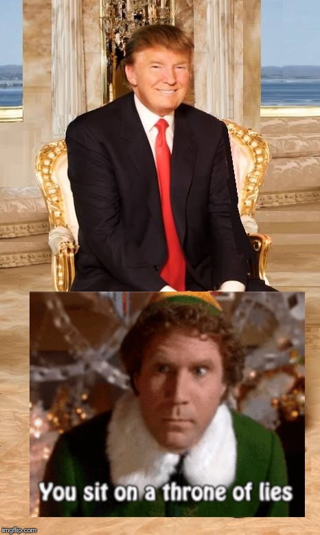Throne of Lies | image tagged in political meme | made w/ Imgflip meme maker