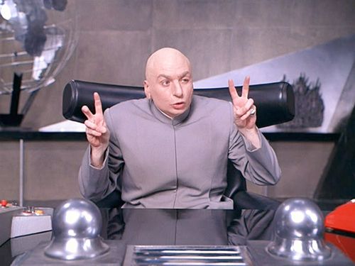 High Quality Dr Evil Blank Meme Template