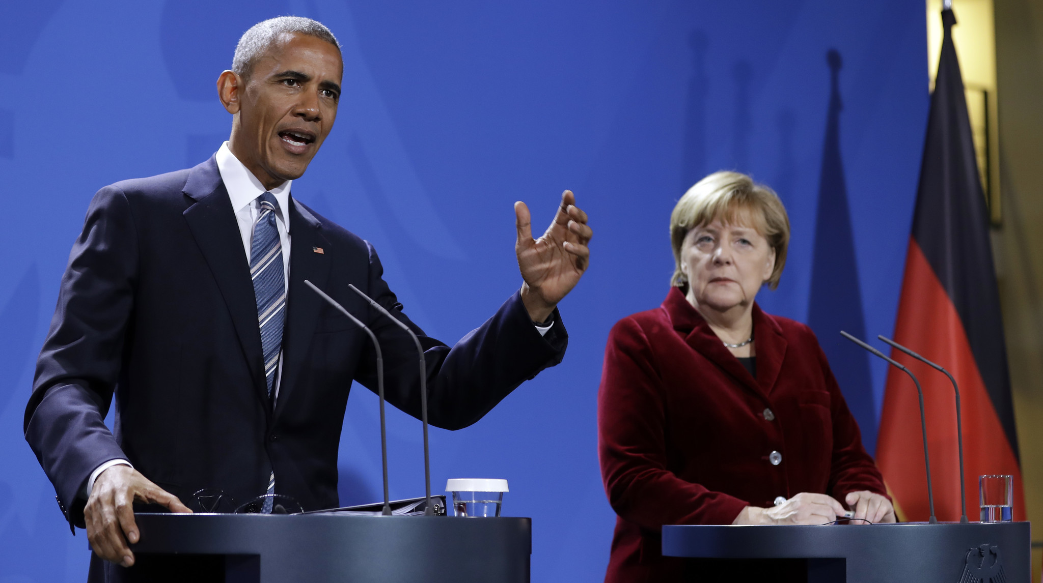 High Quality Obama Merkel Blank Meme Template