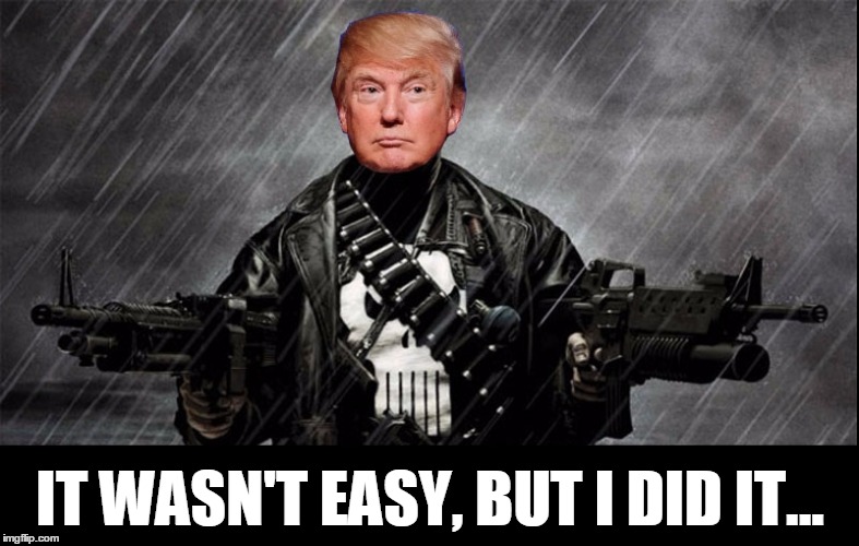The Man, The Fight, The Victory | IT WASN'T EASY, BUT I DID IT... | image tagged in vince vance,donald trump,president elect,a hard fought win,to the victor goes the spoils,a job well done | made w/ Imgflip meme maker